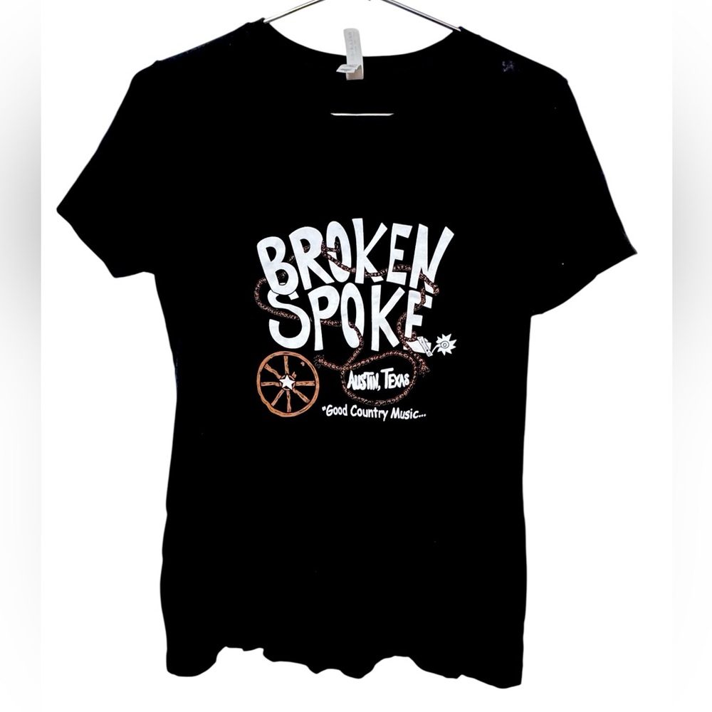Broken Spoke Austin Texas Country Bar Women’s XL Graphic T-Shirt